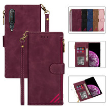For XiaoMi Poco X3 NFC Mi 10 Pro RedMi Note 8Pro Zipple Wallet Leather C... - £47.26 GBP