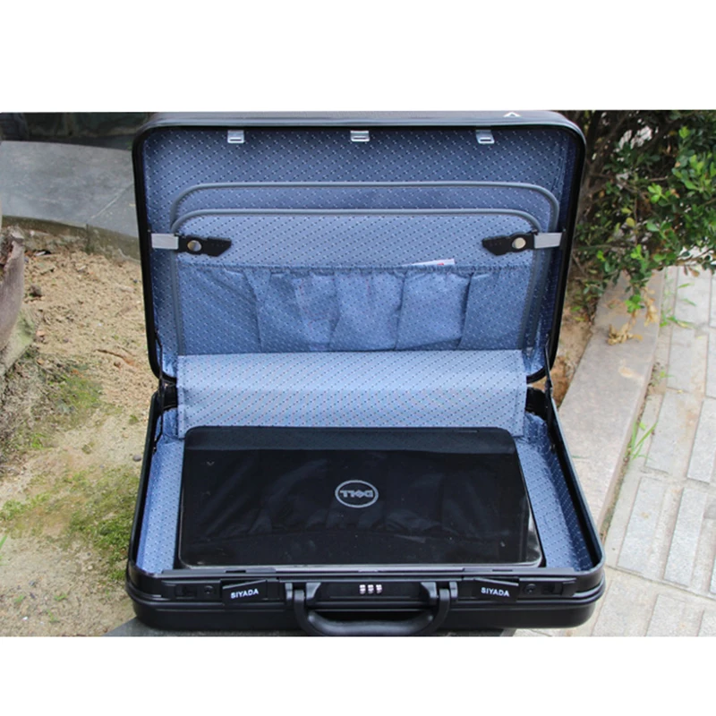 Good Quality Aluminium Tool Case Toolbox Aluminum Fe Business Ady Suitcase Man P - £129.22 GBP