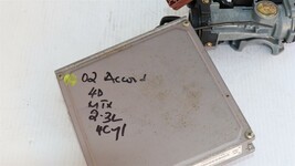 01-02 Honda Accord 2.4L 5spd  ECU ECM Control Module W/ Immo & Key 37820-PAA-A04 image 3
