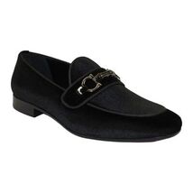 Men's GENIO Velvet Upper Leather Red Sole Shoes Turkey 120194637 Black image 3