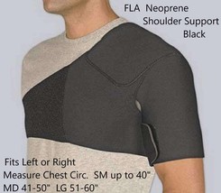 FLA Large Neoprene Shoulder Support Black - $29.10