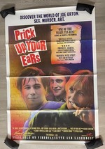 Original 1988 “Prick Up Your Ears” Movie Poster 41” x 27” Double Sided MH - $11.18