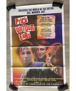 Original 1988 “Prick Up Your Ears” Movie Poster 41” x 27” Double Sided MH - $203.81 MXN
