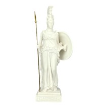 Athena Minerva Greek Roman Goddess Cast Marble Sculpture Statue 47 cm - £113.23 GBP