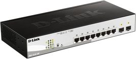 D-Link 10-Port Gigabit Smart Managed PoE+ Switch | 8 PoE+ Ports (65W) + 2 SFP Po - £166.86 GBP+