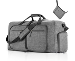 Travel Duffle Bag for 65L Foldable with Shoe Compartment  - $30.48