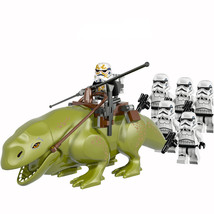 Dewback+Sandtrooper+5pcs Stormtrooper Star Wars Series Minifigures Bricks Toys - £17.53 GBP