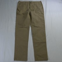 American Eagle 34 x 34 Khaki Lined Flex Recent Slim Straight Chino Pants - $34.99