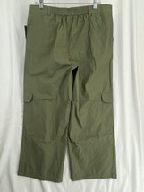 Wild Fable Size L Women&#39;s Baggy Wide Leg Green Cargo Pants NWT - £11.35 GBP