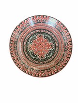 Mikasa Marrakesh Red/Black 9.25&quot; Stoneware Pasta Bowl Never Used Display Only - £19.74 GBP