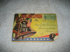 Philedelphia pennsylvania Souvenir picture Postcard Folder 1930s 18 pict... - £11.65 GBP