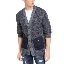 American Rag Mens Sweater Cardigan Textured Knit, Size Medium - £28.48 GBP