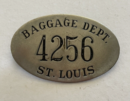 Baggage Department Pin Badge St Louis 4256 Vintage Airlines Airplane Air... - $50.00