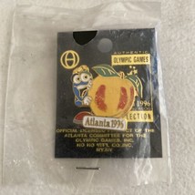 1996 Atlanta Izzy with Georgia Peach Olympic Mascot Pin New NIP - £11.03 GBP