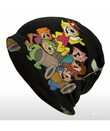 Beanie Hat Comic Top Cat and His Gang Cat Cartoon Black &amp; Multicolor - $15.42 CAD