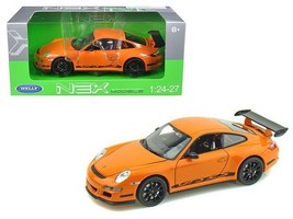 Porsche 911 (997) GT3 RS Orange 1/24 Diecast Car by Welly - $39.28