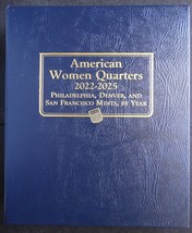 American Women Quarter Whitman Album 2022-2025 Philadelphia,Denver,San F... - £29.07 GBP
