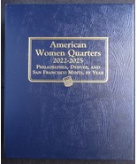 American Women Quarter Whitman Album 2022-2025 Philadelphia,Denver,San F... - £28.90 GBP