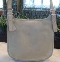 Coach 9134 Hippie Flap Leather Crossbody Shoulder Bag Vintage 2000 Bone Costa - £53.55 GBP