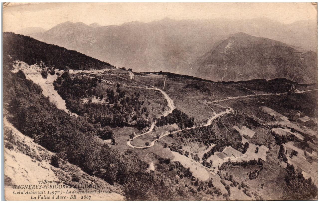 Primary image for Antique 1919 Bagnères-de-Bigorre Pyrenees Postcard From World War One Soldier