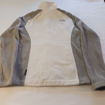The North Face Full Front & Pocket Zippers Women's White & Gray Jacket Size SP image 2
