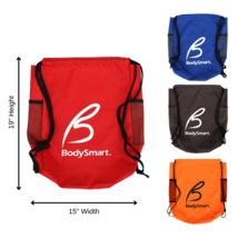 4-Pack BodySmart Drawstring Backpack 600 Denier with Mesh Bottle Holders - £23.63 GBP