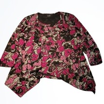 Alia USA Pink Layered Asymmetrical Layered Top and Cardigan Set Size S NWT - £18.75 GBP