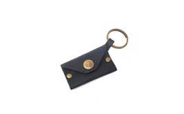 Full-Grain Leather Keychain Coin Holder for Man and Women, Airtag Wallet &amp; More, - £7.82 GBP+