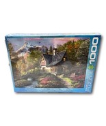 Eurographic Jig Saw Puzzle 1000 pcs Nordic Morning Europe Chalet New Sealed - $35.59