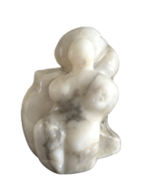 Mid Century Abstract Figural Signed Carved Marble Art Sculpture Over 22 Pounds - $1,200.00