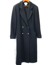Worthington Navy-Blue Wool long Coat Peacoat Womens size 12 T - £31.51 GBP
