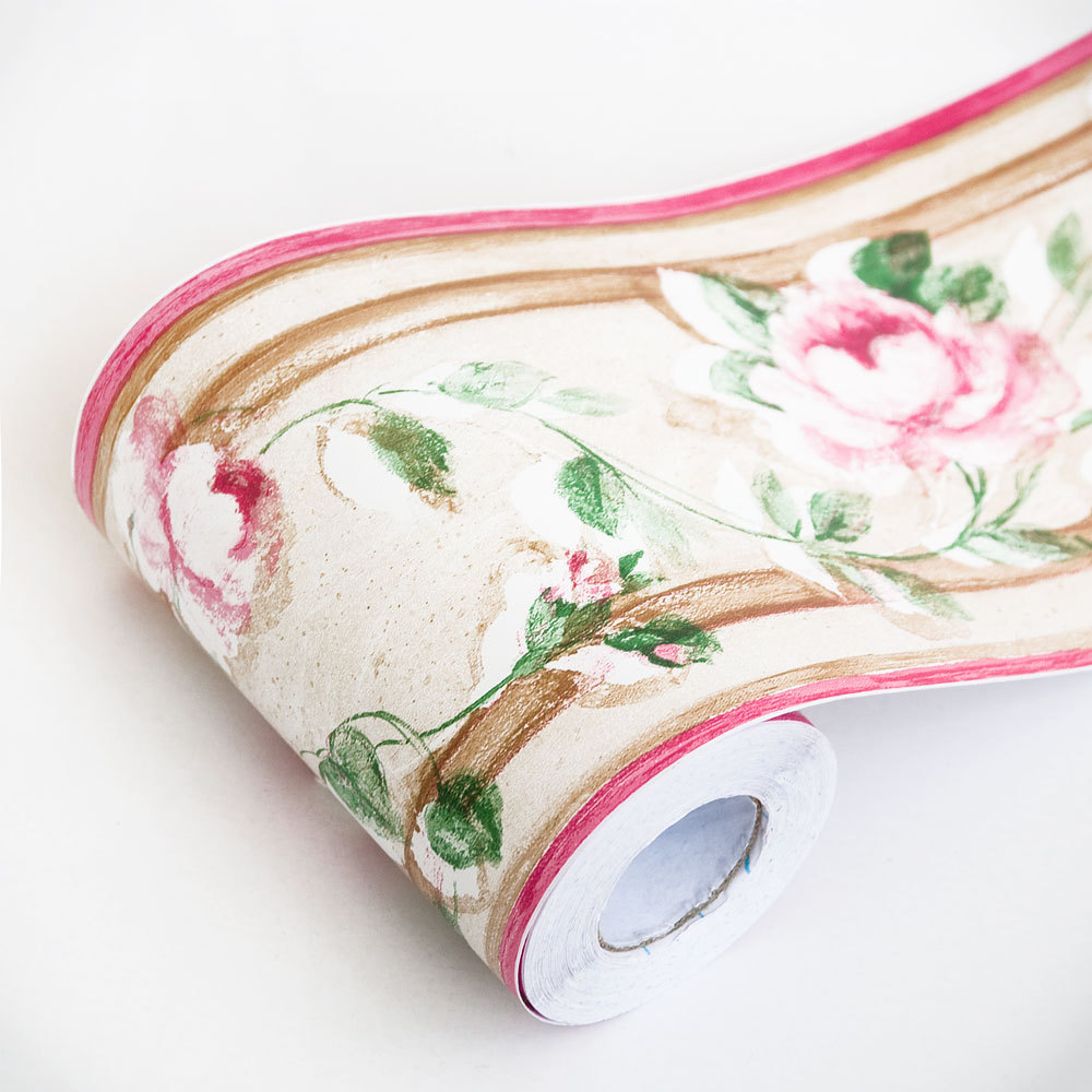 Love of Lotus - Self-Adhesive Wallpaper Borders(Roll)