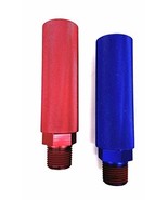 Red &amp; Blue Anodized Aluminum Glad Hand Grips Gladhand Handle Set for Coi... - $15.95