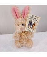 Gund Best Friends Bunny Rabbit Plush tan cream pink ears Stuffed Animal ... - $182.82 MXN