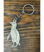 1984 Rawcliffe Pewter Signed P. Davis I Love Penguins Keychain FREE SHIP... - $11.87