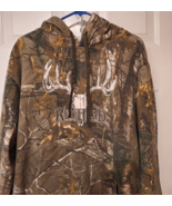 VTG Redhead Realtree Xtra Hoodie Mens Large Camo Deer Hunting Buck - $31.04