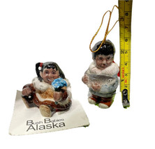 Bush Babies Alaska Lot LK001 LK002 Little Critterz Home Decor Ornaments Eskimo - $24.74