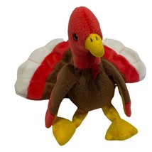 TY Beanie Babies GOBBLES Thanksgiving Turkey 6&quot; - $9.74