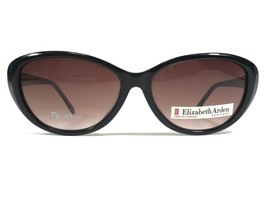 Elizabeth Arden Sunglasses EA 5225-2 Black Round Cat Eye Frames with Red Lenses - £11.15 GBP