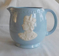 1953 Queen Elizabeth II Coronation Jug Pitcher Greydawn Johnson Brothers QE2 - £32.03 GBP