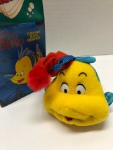 Disney Little Mermaid FLOUNDER McDonald&#39;s VINTAGE 1989 Plush Ornament - £9.38 GBP