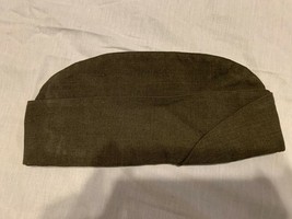 Usmc Cap Alpha Green Shade 2241 Garrison Military Dress Hat Cover Cap Size 6 1/2 - $29.15