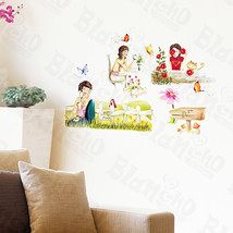 Leisure Time-2 - Wall Decals Stickers Appliques Home Decor - $6.49