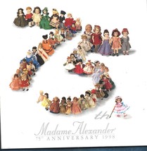 1998 Madame Alexander 75th Anniversary Book-102 pages - $13.55