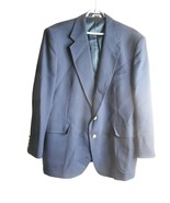 VTG Cross Winsor Mens Navy Blue Sport Coat 2 Button Front Long Sleeve Si... - $558.00 MXN