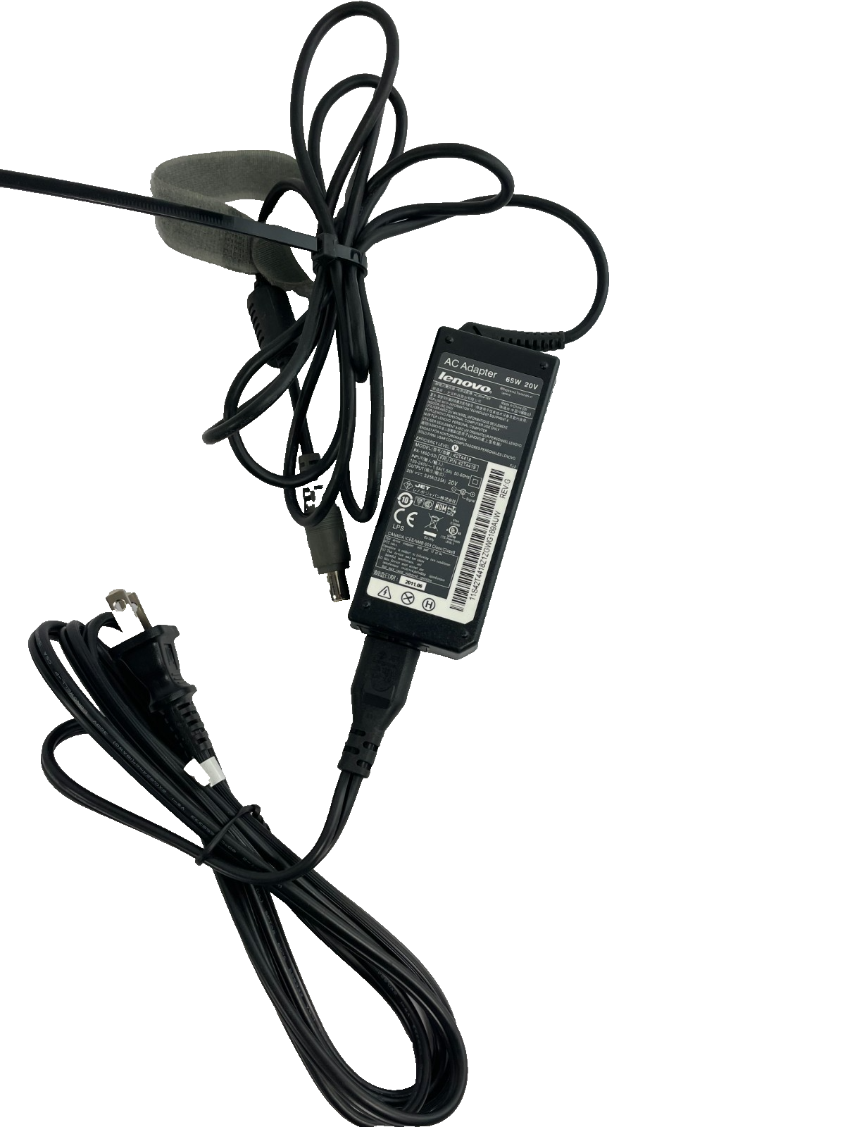 Geniune Lenovo Model 42T4418 Output 20V 3.25 A Power Supply AC Adapter #A42 - $16.82