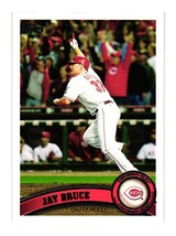 2011 Topps Baseball Card 191 Jay Bruce Cincinnati Reds Outfield - £1.88 GBP