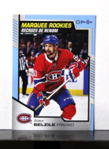 2020-21 O-Pee-Chee Update Marquee Rookies Blue #645 Alex Belzile Canadiens - £2.33 GBP