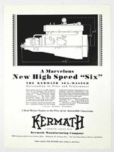 1930 Print Ad Kermath Sea-Master Marine Engines Detroit,MI - $10.38