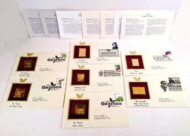 Go Green, Scouting, Love and other Lot of 7 FDI 22kt Gold Replica Cover ... - $17.05